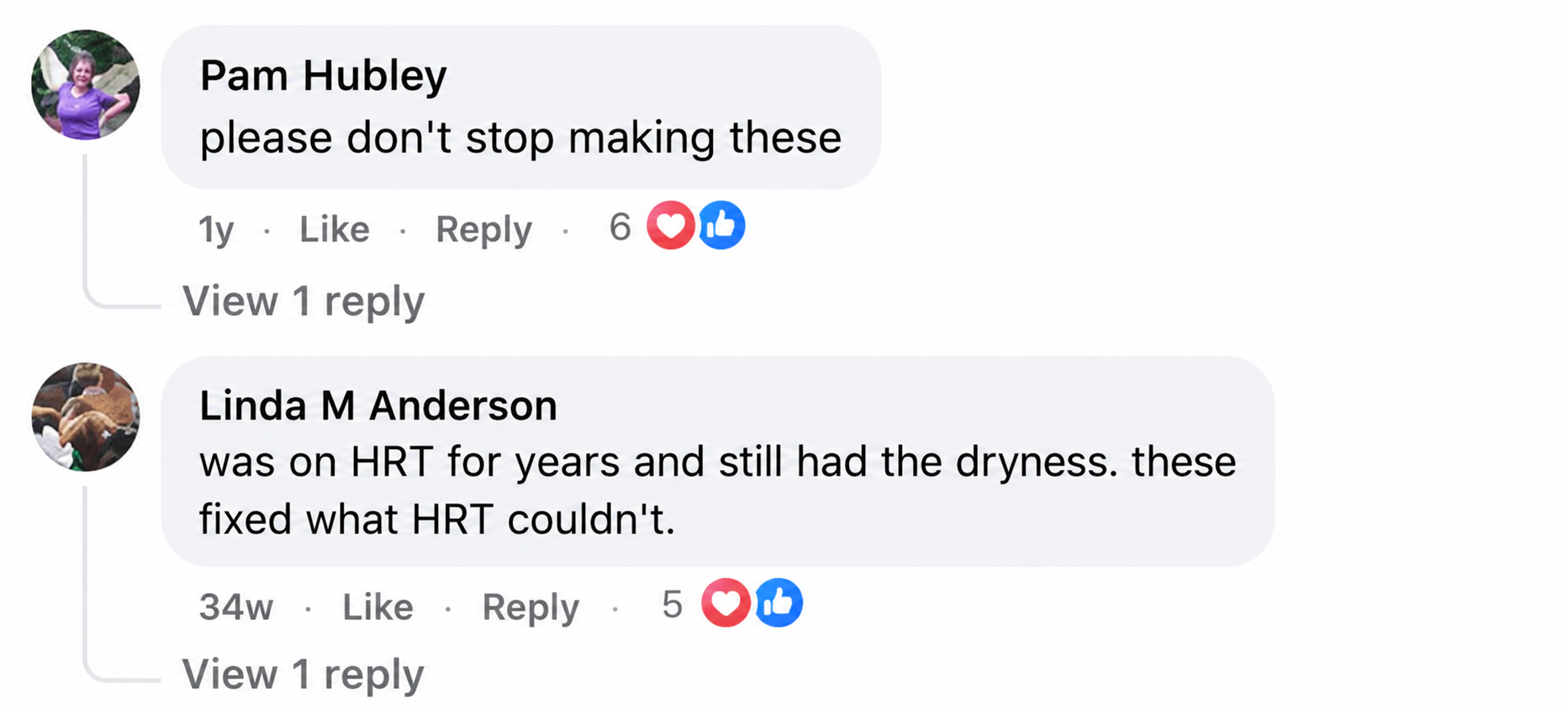 Customer comment