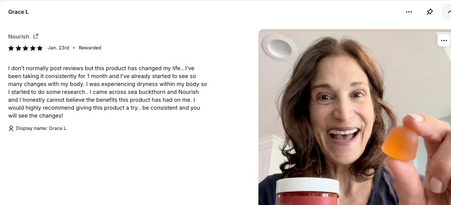Customer comment